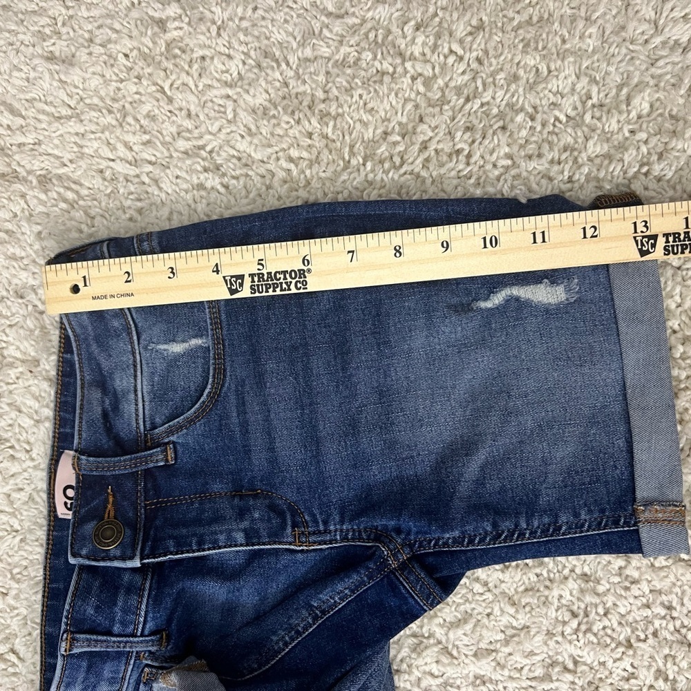 Kids Size 10 SO Mid Rise Distressed Bermuda Shorts NWT - Picture 8 of 10